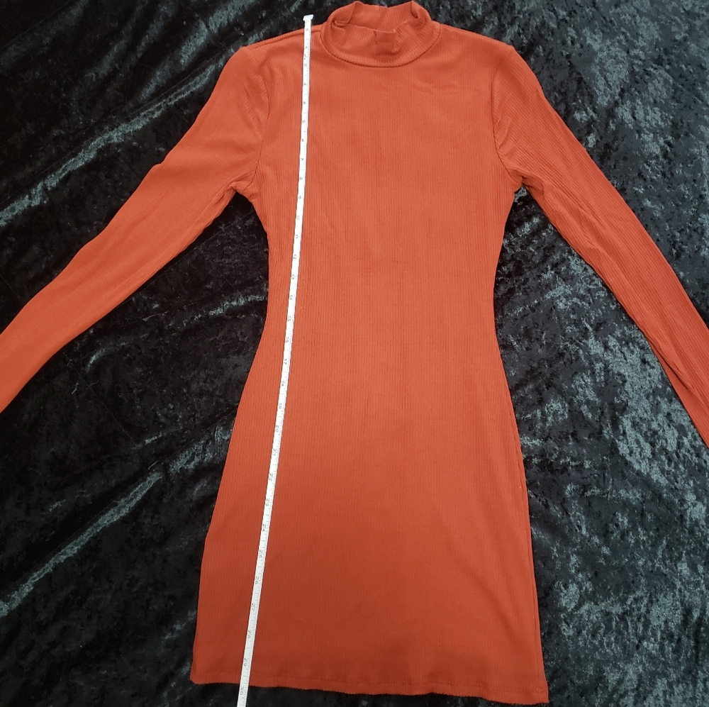 Ribbed Knit Mini Dress - Picture 9 of 10